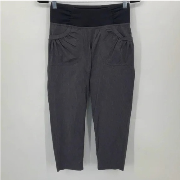 Prana Summit Capri (Size:  XS/Grey/Black) - Picture 2 of 7